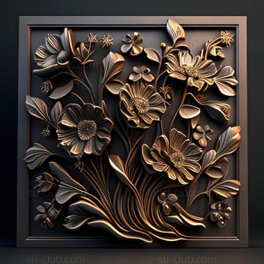 3D model st flowers (STL)